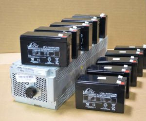 APC Symmetra LX 9 Bay Battery Cabinet - Fully Loaded - Image 3