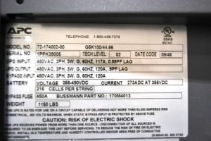 APC (MGE) Galaxy 5000 100 kVA RENTAL - G5TUPS100 - Image 4