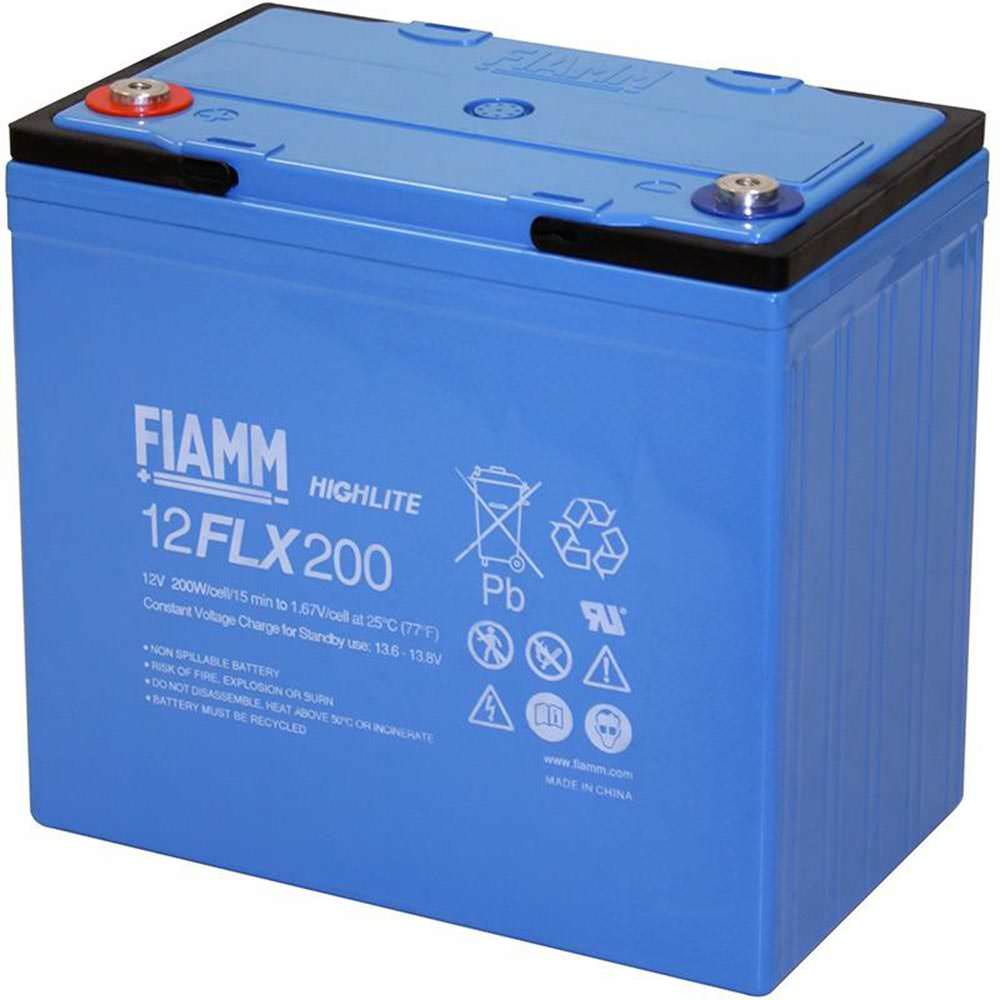 FIAMM Battery 12Volt 200Watt 12FLX200 Somerset Power Systems