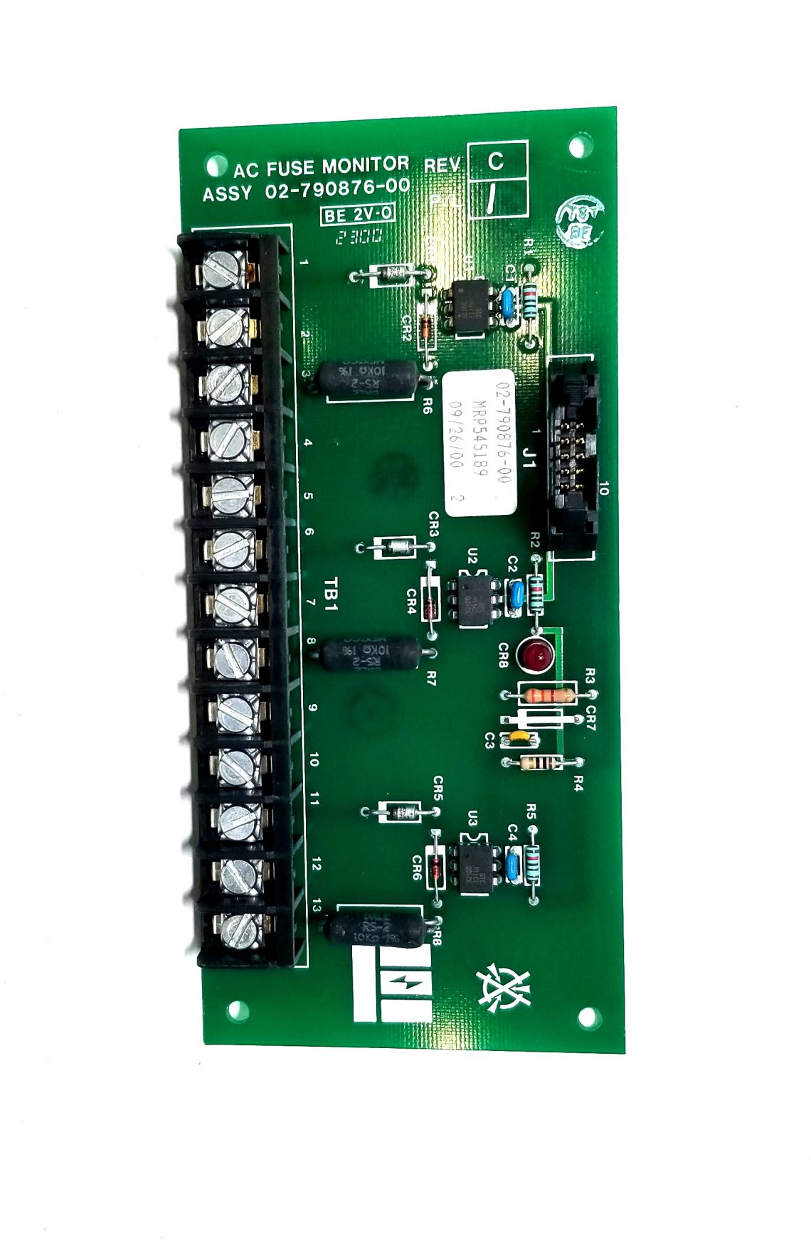 LIEBERT 02-790876-00 FUSE MONITOR CIRCUIT BOARD "TESTED" - Somerset